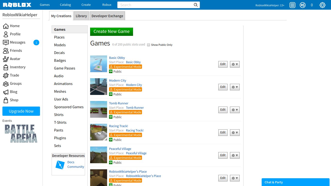 Create Roblox Wiki Fandom - creating and making games public roblox support