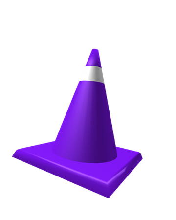 Catalog Purple Traffic Cone Roblox Wikia Fandom - traffic cone games roblox