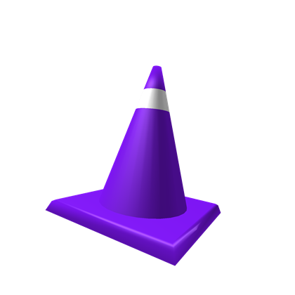 Purple Traffic Cone Roblox Wiki Fandom - red traffic cone roblox code