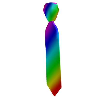 Catalog Rainbow Necktie Roblox Wikia Fandom - rainbow robux rainbow roblox free hair