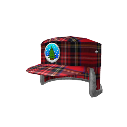 Red Plaid Snow Cap Roblox Wiki Fandom - roblox hunter snow cap outfits