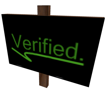 Catalog Verified Sign Roblox Wikia Fandom - roblox verification