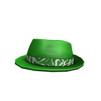 Catalog Wild Green Fedora Roblox Wikia Fandom - green hat roblox catalog