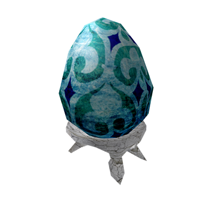 Aqua Faberge Egg Of Never Ending Winter Roblox Wikia Fandom - roblox egg hunt drone egg