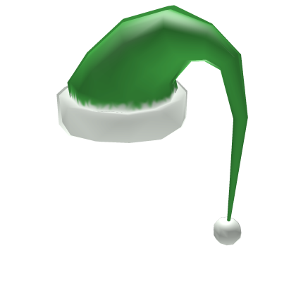 green santa hat png