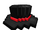 8-Bit Red Banded Top Hat