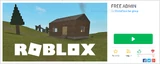 An example of a fake free-admin experience. This will lead you to a free-Robux scam