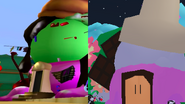 A comparison of the Toontown 2.0 Ice Cream Shop and the Meepcity version