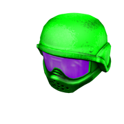 Neon Green Paintball Mask