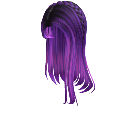 Purple Straight Hair with Braid Tiara | Roblox Wiki | Fandom