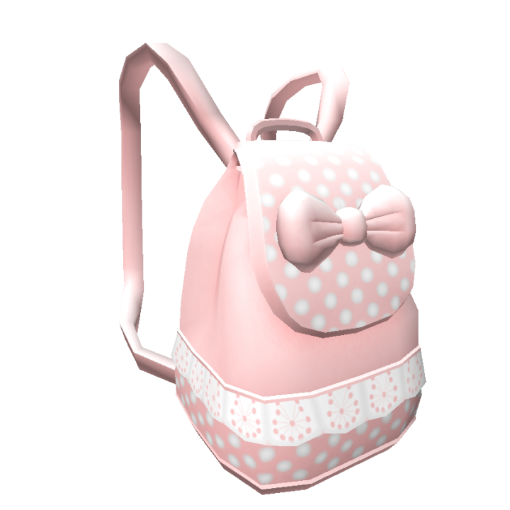 Cute Bow Backpack Pink Roblox Wiki Fandom - roblox cute avatars pink