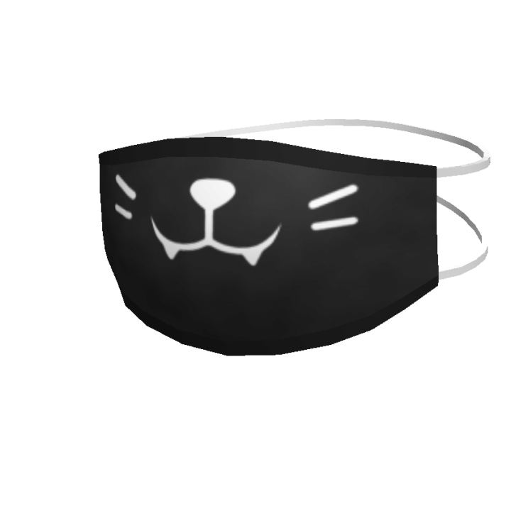 Kitty Face Mask In Black Roblox Wiki Fandom - black face mask roblox