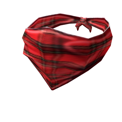 Catalog Bandites S Red Plaid Bandana Roblox Wikia Fandom - bandana roblox