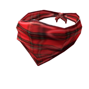Red plaid bandana hotsell