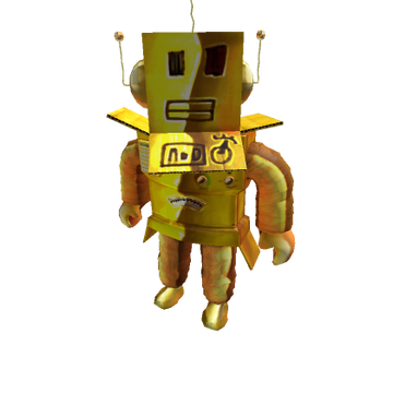 Little Gold Robot Lapel Pin, Roblox Wiki