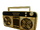 Golden Super Fly Boombox