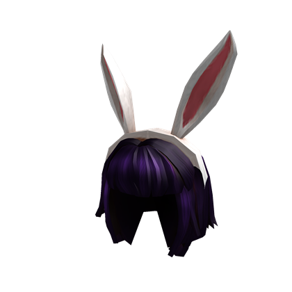 Catalog Bunny Headband With Purple Hair Roblox Wikia Fandom - girl ice cream roblox hair free
