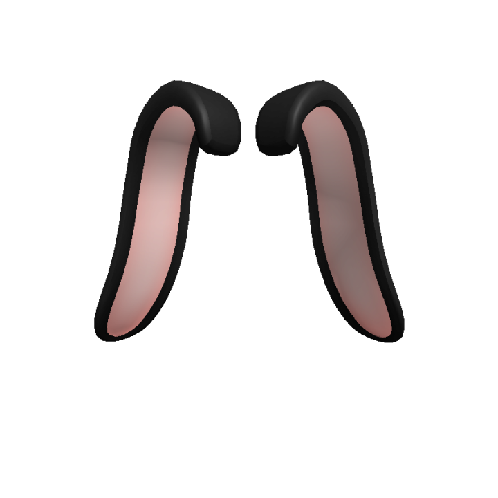 Catalog Cutest Bunny Ears In Black Roblox Wikia Fandom - cutest bunny ears roblox