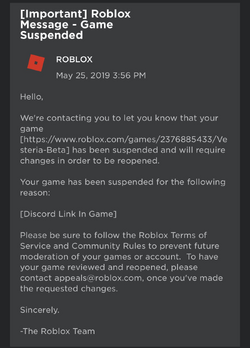 Under Review Roblox Wiki Fandom - please put on roblox
