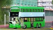 73D線用車富豪B8L（8907/WL8841）正由南風路轉入碩進道