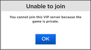 Unable to join!