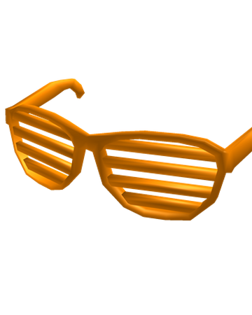Orange Shutter Shades Roblox Wiki Fandom - rimmed glasses roblox