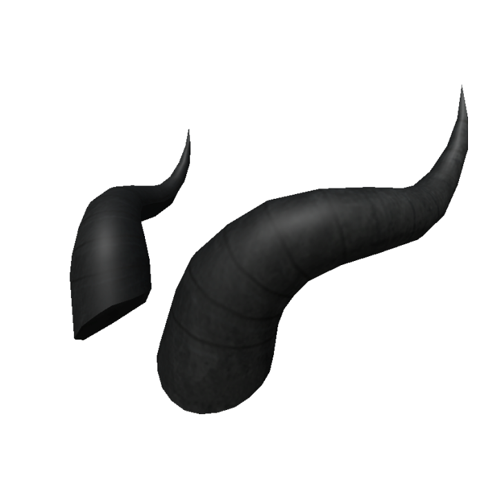 black and white horns roblox