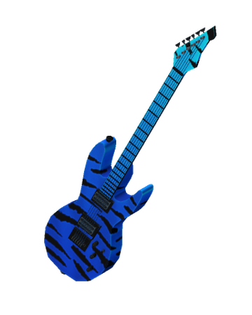 Catalog Electric Blue Tiger Back Guitar Roblox Wikia Fandom - tiger roblox catalog