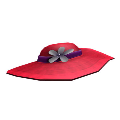 Red Sun Hat Roblox Wiki Fandom - roblox red bucket hat