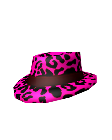 Hot Pink Snow Leopard Fedora Roblox Wiki Fandom - roblox leopard shirt