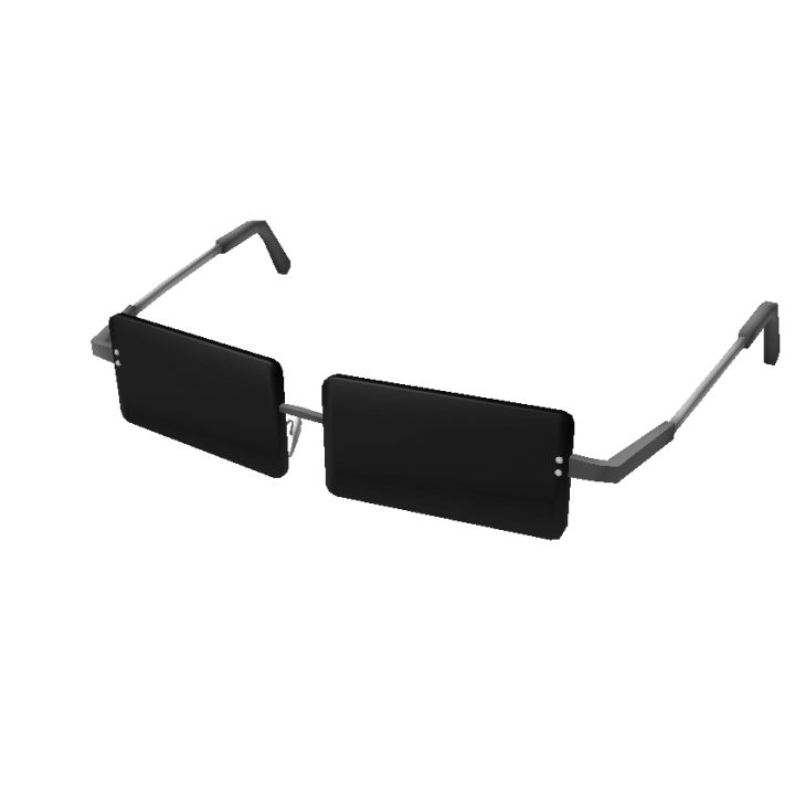 Catalog Silver Rectangle Shades Roblox Wikia Fandom - black sunglasses roblox