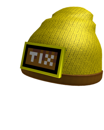 Catalog Ticket Beanie Roblox Wikia Fandom - free tix hat roblox