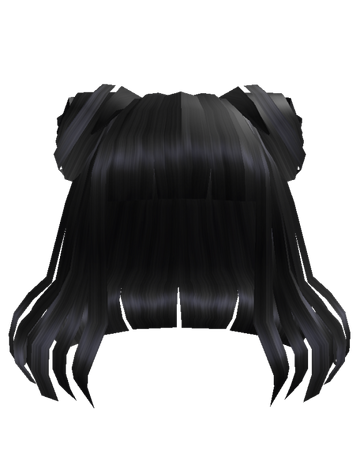 black roblox long hair