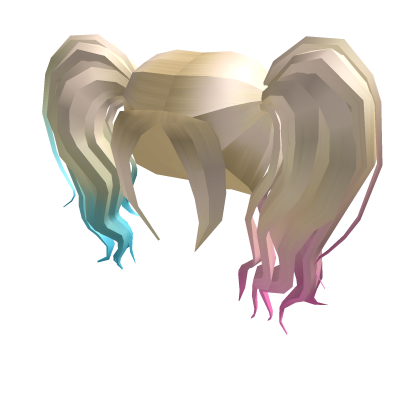 Catalog Pink Blue Dipped Blondie Roblox Wikia Fandom - free roblox avatar hair