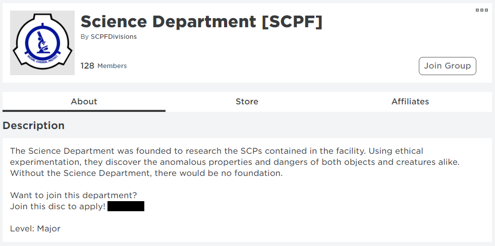 Scp Groups Roblox Wiki Fandom - what are some good scp groups on roblox