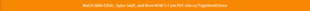 The orange banner which was used on select pages to promote the event's premiere.