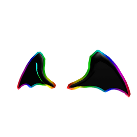 Cartoony Rainbow Wings