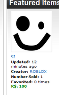 Freaky Roblox Face
