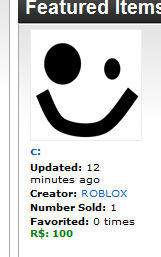 Secret face - Roblox