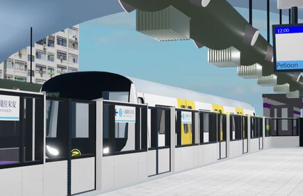 台門市的八龍線列車