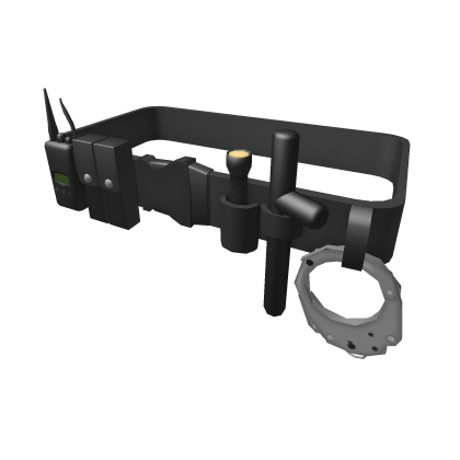 Catalog Police Utility Belt Roblox Wikia Fandom - roblox police duty belt