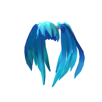 Blue Swoosh Hair - ROBLOX  Coisas grátis, Orelhas de gato, Roupas