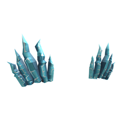 Catalog Frigidus Shoulder Ice Spikes Roblox Wikia Fandom - images of roblox hair on shoulders