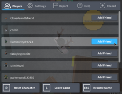 Friend Request Roblox Wiki Fandom - how to add roblox friend