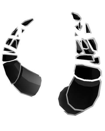 Catalog Shattered Horns Roblox Wikia Fandom - black and white horns roblox