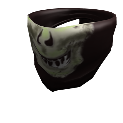 Catalog Skull Bandit Roblox Wikia Fandom - black head bandana roblox