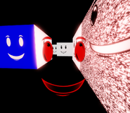 A Smiler attacking the player, seen in PM 6:06.
