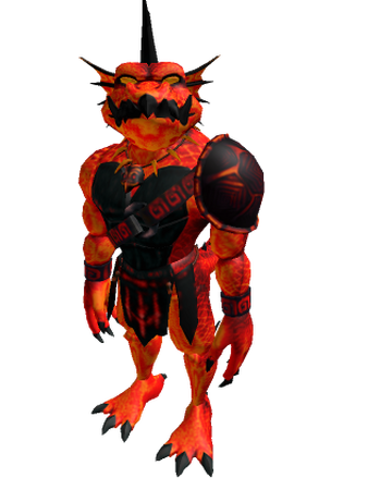 Serpent Man Of The Lava Pit Roblox Wikia Fandom - transparent muscle man roblox