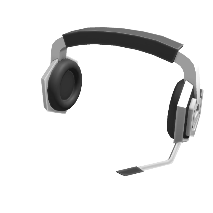 White Gaming Headset Roblox Wiki Fandom - headphone codes for roblox