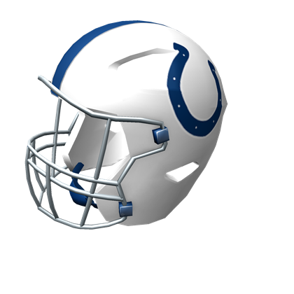 Catalog Indianapolis Colts Helmet Roblox Wikia Fandom - golden football helmet of participation roblox wikia